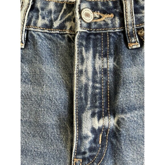 KanCan Women's Distressed Denim Jean Shorts Blue Size 3/25 Cuffed Rips Casual - Picture 2 of 7